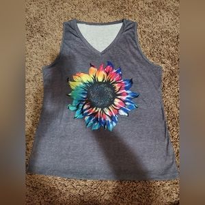 Sunflower tank top